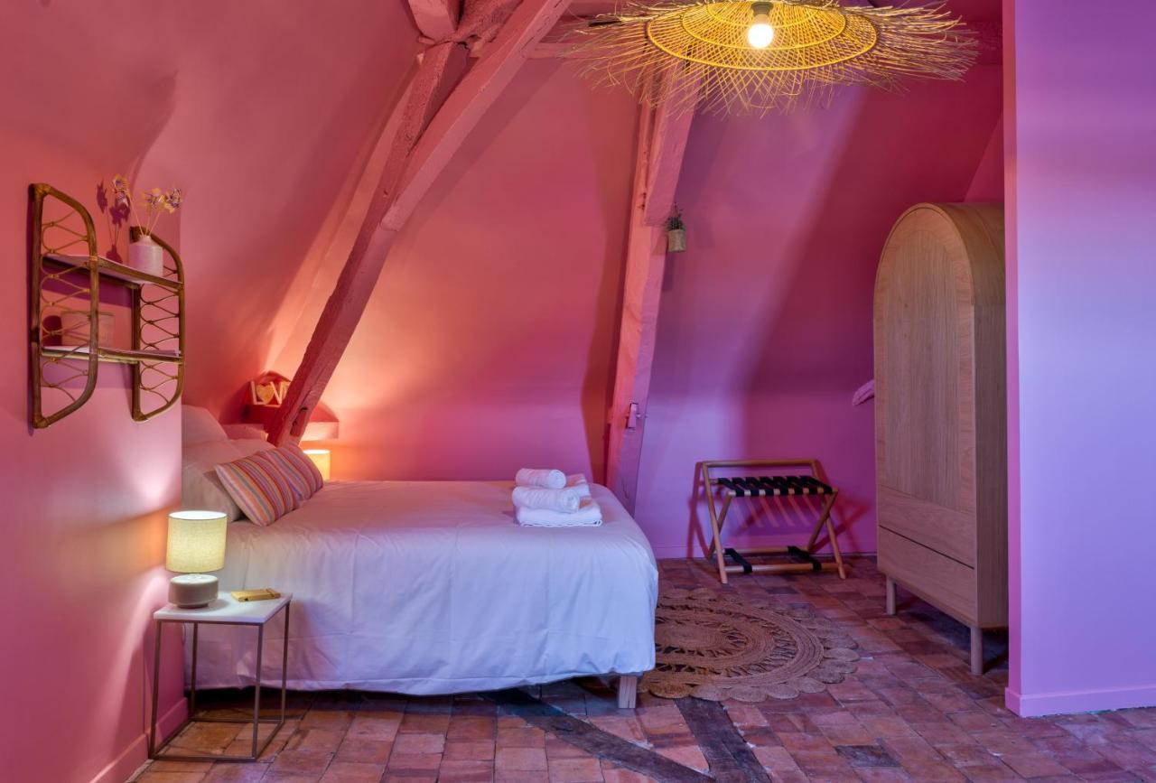 Casa Mila - Maison d'Hôtes raffinée vue sur Loire Saint-Mathurin  Esterno foto