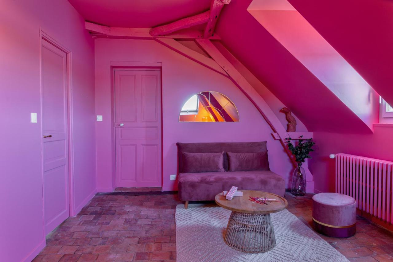 Casa Mila - Maison d'Hôtes raffinée vue sur Loire Saint-Mathurin  Esterno foto